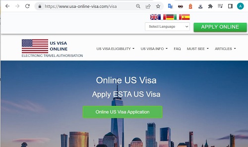 USA  Official United States Government Immigration Visa Application Online  FROM NORWAY - Amerikanske myndigheters visumsøknad online - ESTA USA